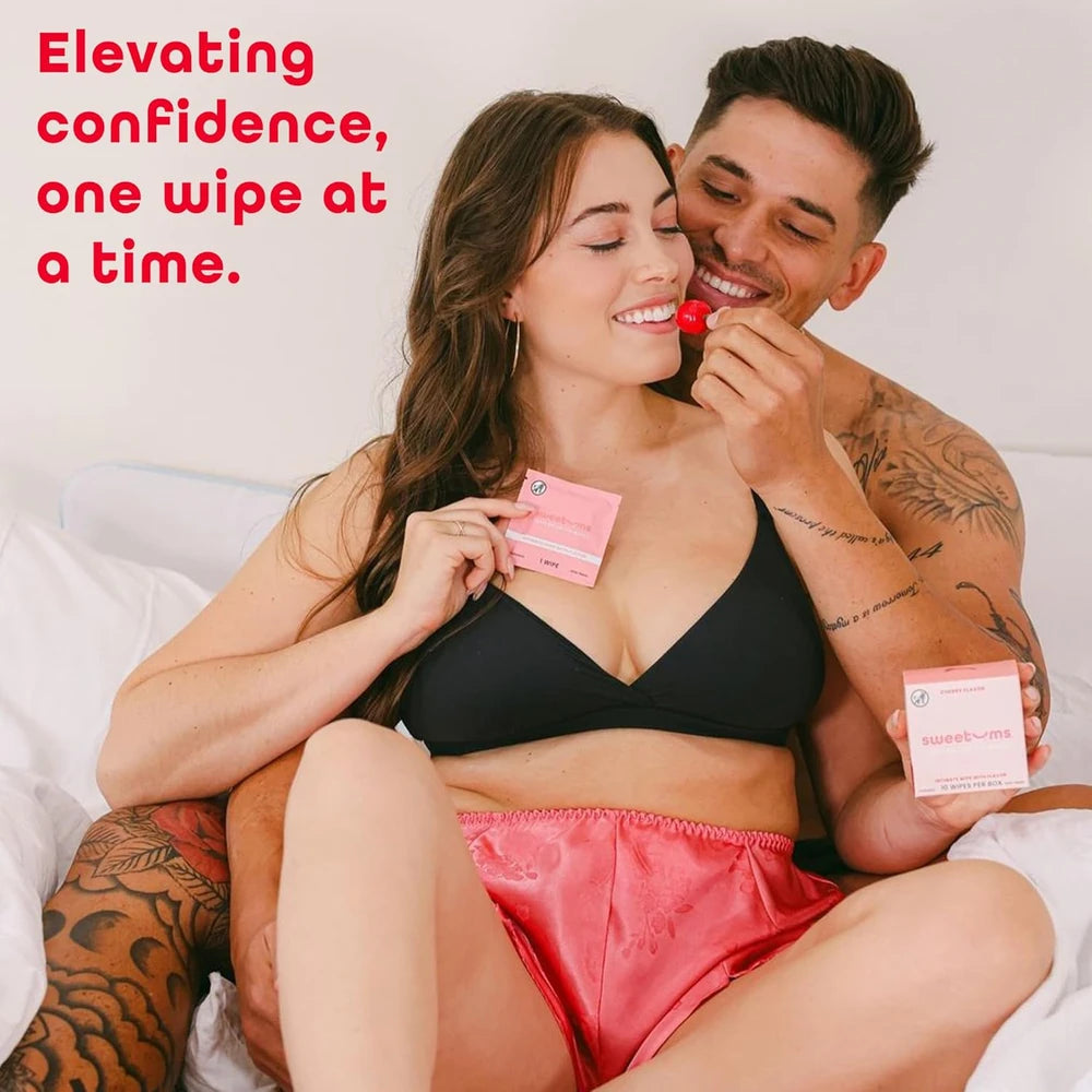 Sweetums Cherry Flavored Intimate Wipes
